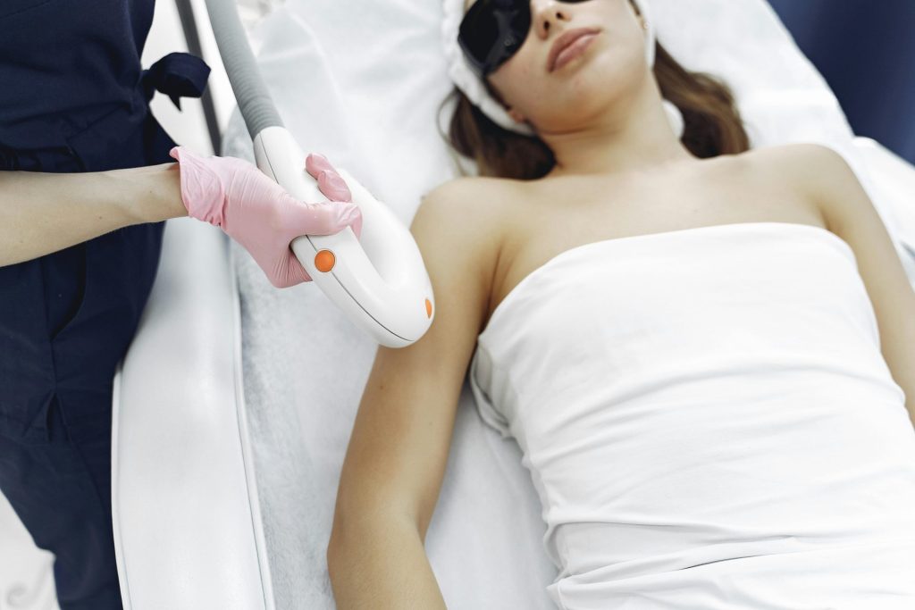 Laser hair removal treatment